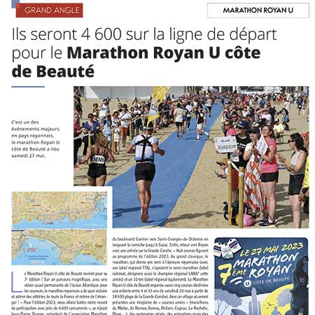 presse marathon royan édition 2023