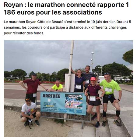 presse marathon royan édition 2021