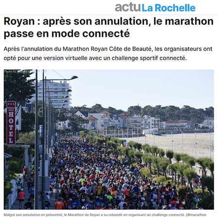 presse marathon royan édition 2021