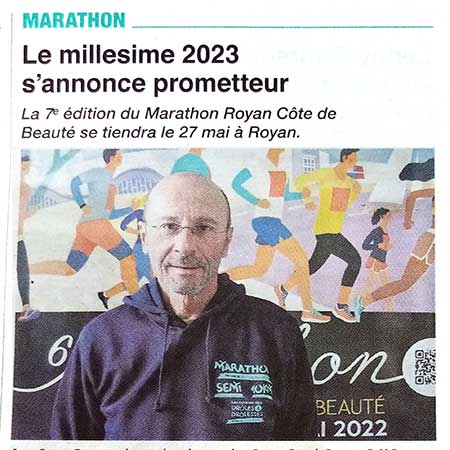 presse marathon royan édition 2023