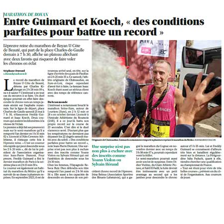 presse marathon royan édition 2024