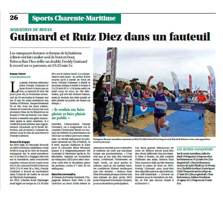presse marathon royan édition 2024