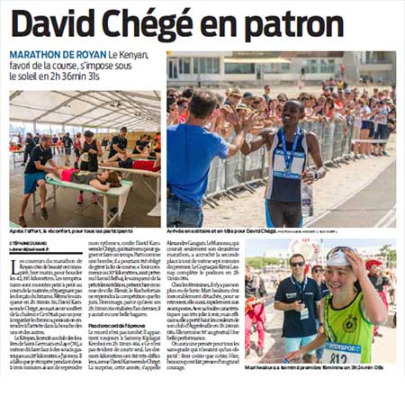 presse marathon royan édition 2018