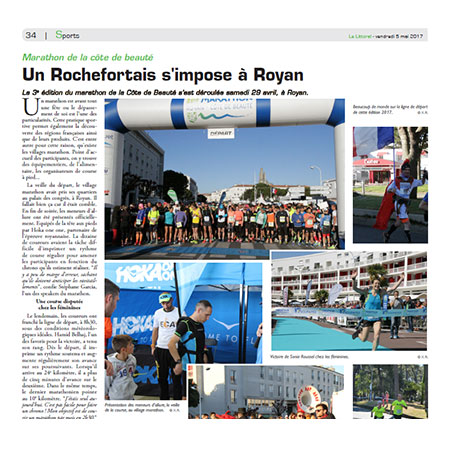 presse marathon royan février 2017