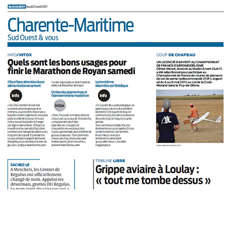 presse marathon royan février 2017