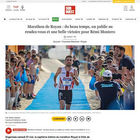 presse marathon royan édition 2023
