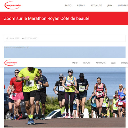 presse 6ème édition 2022 marathon royan côte de beauté